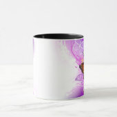 Monarch Butterflies on Purple Background Tasse (Zentrum)