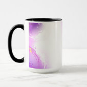Monarch Butterflies on Purple Background Tasse (Links)