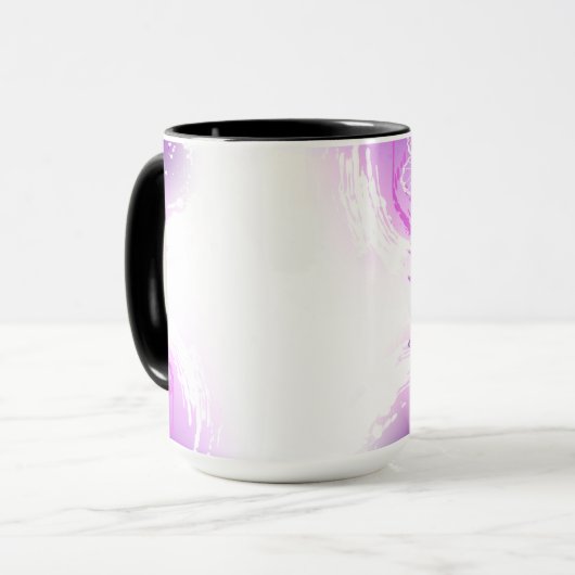 Monarch Butterflies on Purple Background Tasse (Vorderseite Links)