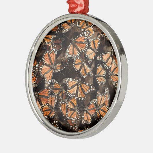 Monarch Butterflies Ornament Aus Metall (Links)