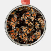Monarch Butterflies Ornament Aus Metall (Vorne)