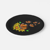 Monarch Butterflies Pappteller (Schrägansicht)