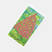 Monarch Butterflies Weihnachtsbaum Serviette (Ecke)