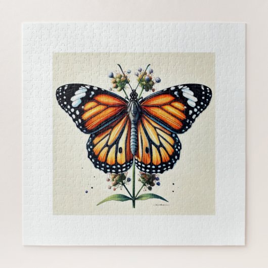 Monarch butterfly 150624IREF111 - Watercolor Puzzle (Vertikal)