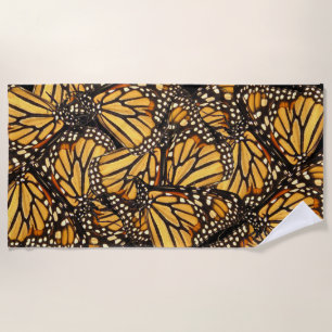 Monarch Butterfly Abstrakt Beach Handtuch
