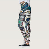 Monarch Butterfly Abstrakt Leggings (Links)