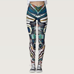 Monarch Butterfly Abstrakt Leggings