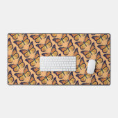 Monarch Butterfly Art Muster Schreibtisch Mat Pad Schreibtischunterlage (Tastatur & Maus)