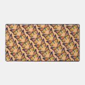 Monarch Butterfly Art Muster Schreibtisch Mat Pad Schreibtischunterlage (Vorderseite)