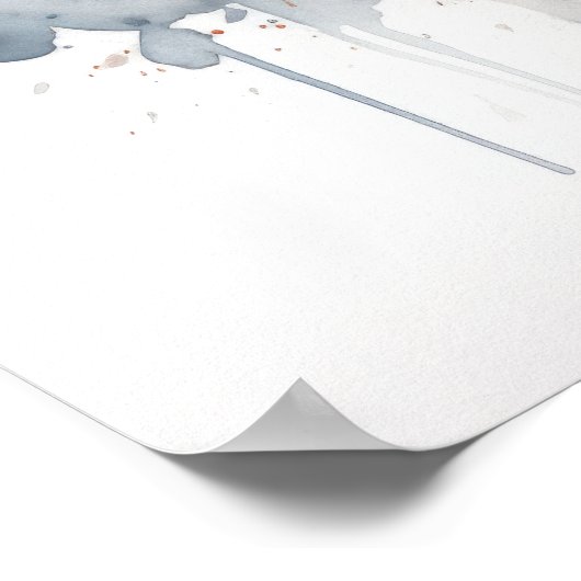 Monarch Butterfly Art Print Poster (Ecke)