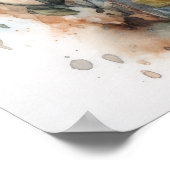 Monarch Butterfly Art Print Poster (Ecke)