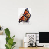 Monarch Butterfly Art Print Poster (Heimbüro)