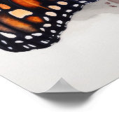 Monarch Butterfly Art Print Poster (Ecke)
