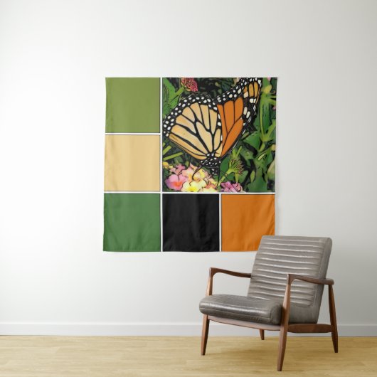 Monarch Butterfly Art Wandteppich (Beispiel (Horizontal))