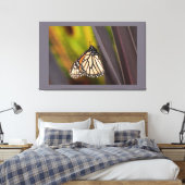 Monarch Butterfly auf Agave Leinwanddruck (Insitu (Schlafzimmer))