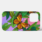 Monarch Butterfly auf Blätter Case-Mate iPhone Hülle (Rückseite (Horizontal))