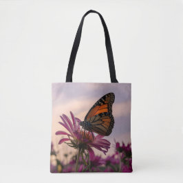Monarch Butterfly auf Blume Tasche