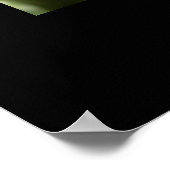 Monarch Butterfly auf der Pink-Marigold-Blume Poster (Ecke)