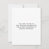 Monarch Butterfly auf der Suche nach Pollen Einladung (Rückseite)