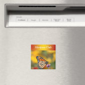 Monarch Butterfly auf der Suche nach Pollen Magnet (In Situ (Geschirrspüler))