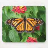 Monarch Butterfly auf Lantana Mousepad (Vorne)