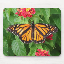 Monarch Butterfly auf Lantana Mousepad