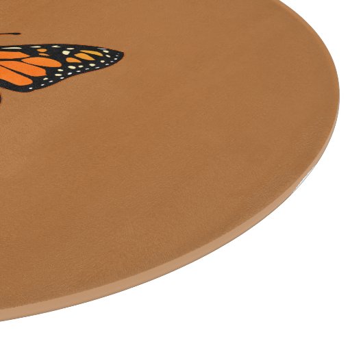 Monarch Butterfly auf Siena Schneidebrett (Ecke)