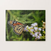 Monarch Butterfly auf Wildblumen Puzzle (Horizontal)