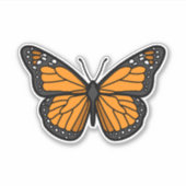 Monarch Butterfly Aufkleber (Vorderseite)