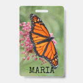 Monarch Butterfly Ausweis (Rückseite)