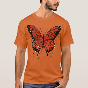 Monarch Butterfly Autumn Leaves von Tobe Fonseca T-Shirt