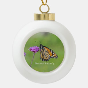 Monarch Butterfly Ball oder Schneeflocke Keramik Kugel-Ornament