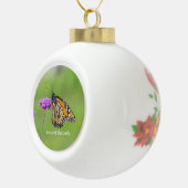 Monarch Butterfly Ball oder Schneeflocke Keramik Kugel-Ornament (Rechts)