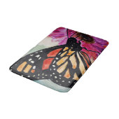 Monarch Butterfly Bath Mat Badematte (Schrägansicht)