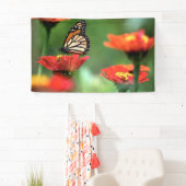 Monarch Butterfly-Bestäubung Banner (Insitu)