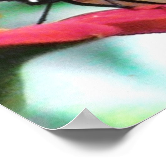 Monarch Butterfly-Bild Poster (Ecke)