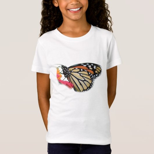 Monarch Butterfly-Bild T-Shirt (Vorderseite)