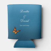 Monarch Butterfly Blue Ombre Dosenkühler (Rückseite)