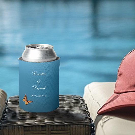 Monarch Butterfly Blue Ombre Dosenkühler