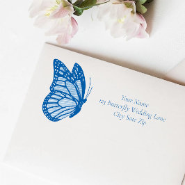 Monarch Butterfly Blue Ombre Permastempel