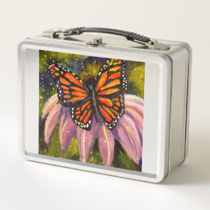 Monarch Butterfly Blume Echinacea Maureen Girard Metall Brotdose