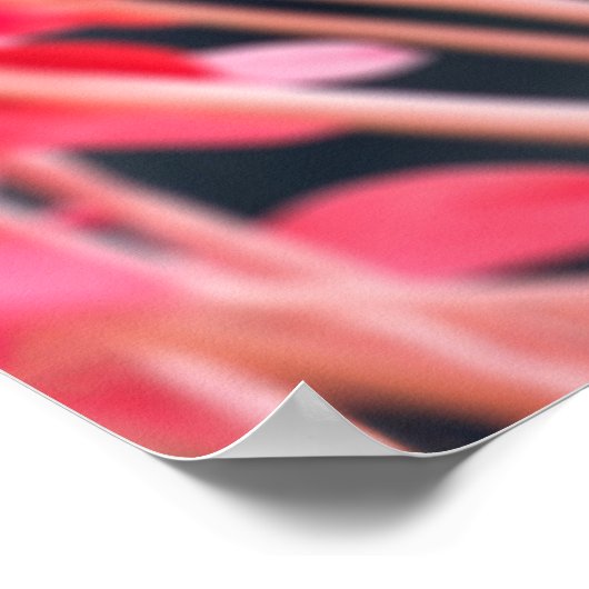 Monarch Butterfly & Blume Poster (Ecke)