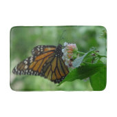 Monarch Butterfly Blumenmatte Badematte (Vorderseite)