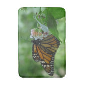 Monarch Butterfly Blumenmatte Badematte (Vorderseite Vertikal)