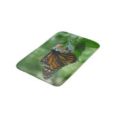 Monarch Butterfly Blumenmatte Badematte (Schrägansicht)