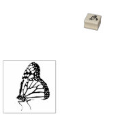 Monarch Butterfly Bug Insect Wildlife Wood Briefma Gummistempel (Stempel)