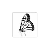 Monarch Butterfly Bug Insect Wildlife Wood Briefma Gummistempel (Prägung)