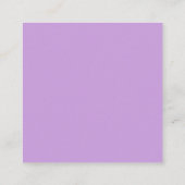 Monarch Butterfly Business Card Quadratische Visitenkarte (Rückseite)