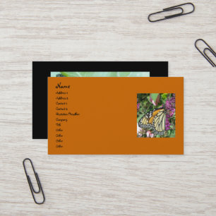 Monarch Butterfly Business Cards Visitenkarte