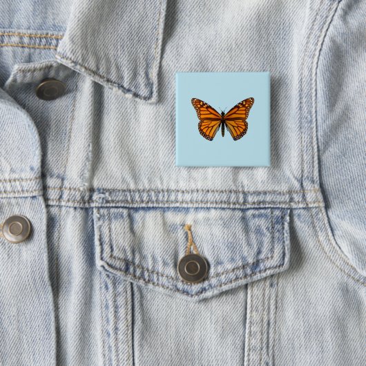 Monarch Butterfly Button (Beispiel)